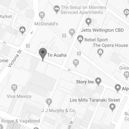 Map graphic Te Auaha Campus Rd